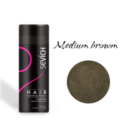 "Transform Your Hair Instantly with Hair Building Fiber Keratin Concealer Powder - Available in 10 Vibrant Colors!"