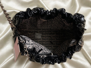 Juicy Couture Black Ruched Quilted Hobo – NWT
