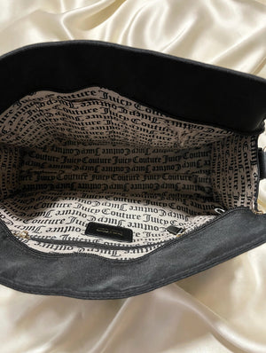 Juicy Couture Black Striped Web Tote – NWT