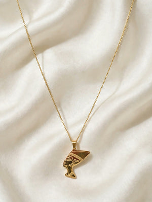 Gold Eye of Horus Pendant Necklace