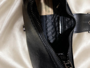 Steve Madden Black Crescent Buckle Hobo – NWT