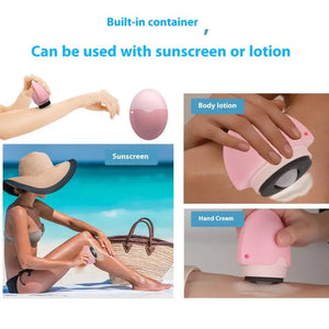 Refillable Silicone Sunscreen & Lotion Roller