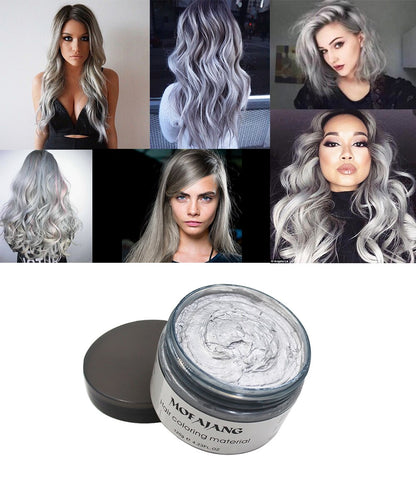 Hair Color Wax Dye Temporary Fashion (9 Colors, 120G)