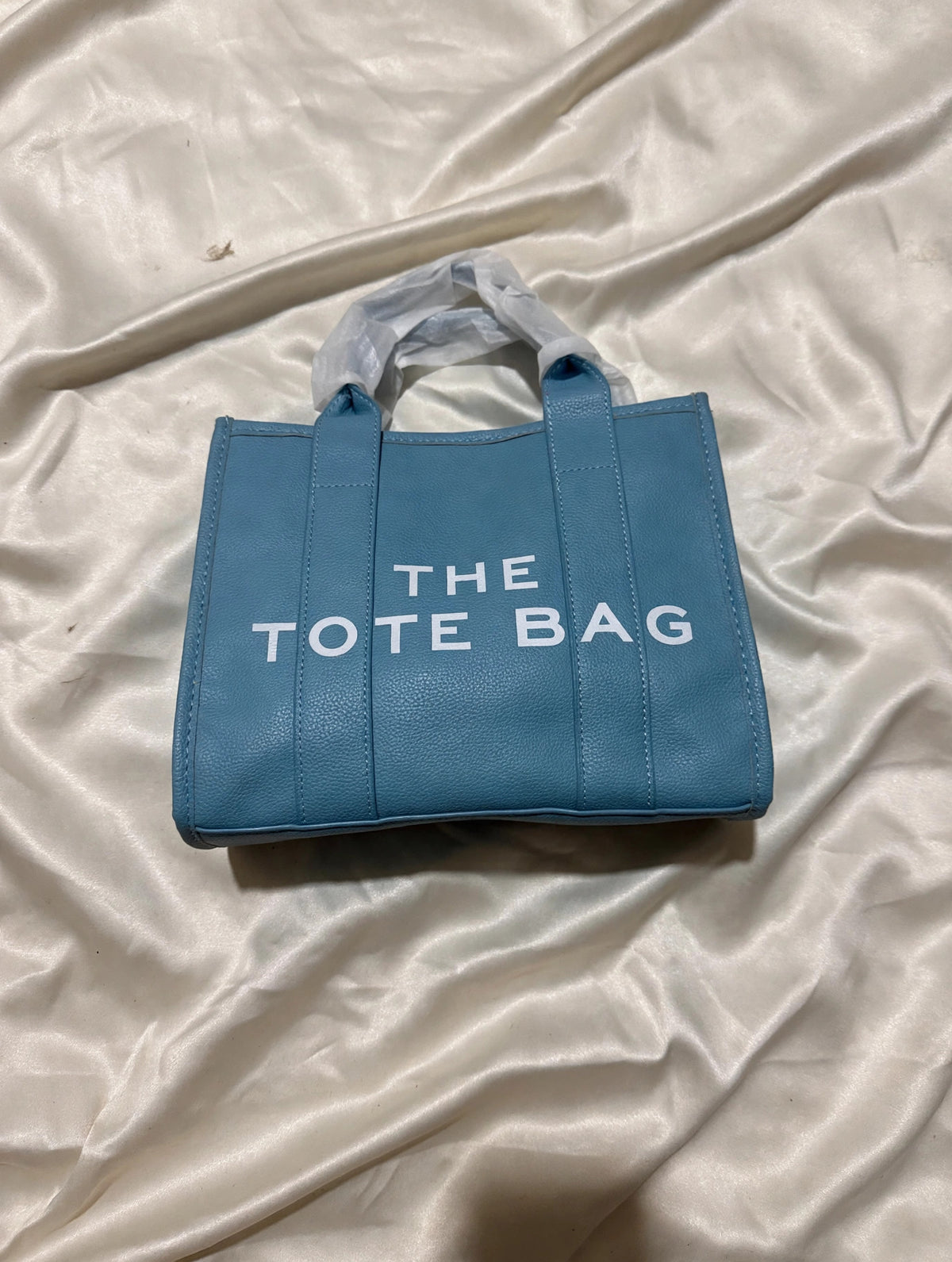 Blue THE TOTE BAG Mini Tote Bag