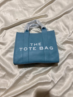 Blue THE TOTE BAG Mini Tote Bag