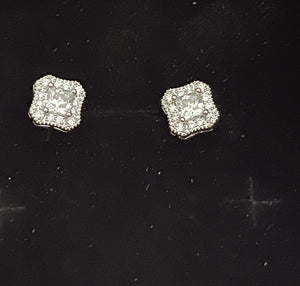 Moissanite Butterfly Ear Climber Earrings