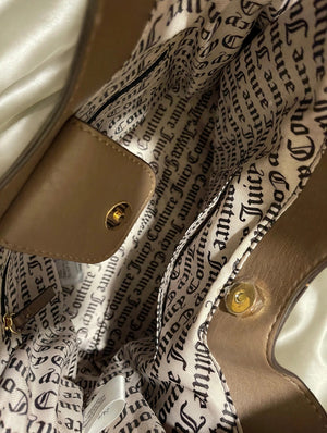 Juicy Couture Taupe Hobo Bag NWT - Grey Heart Charm Shoulder Bag