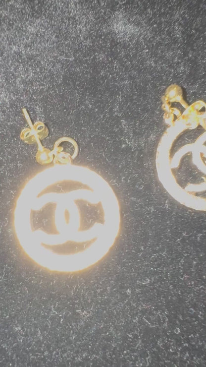 Gold Fashion’s handcrafted zipper pull earrings