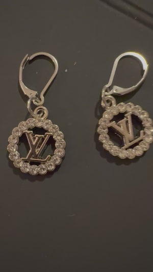 Handmade silver plated beads Bracelet & EARRINGS with designer zipper pull charm