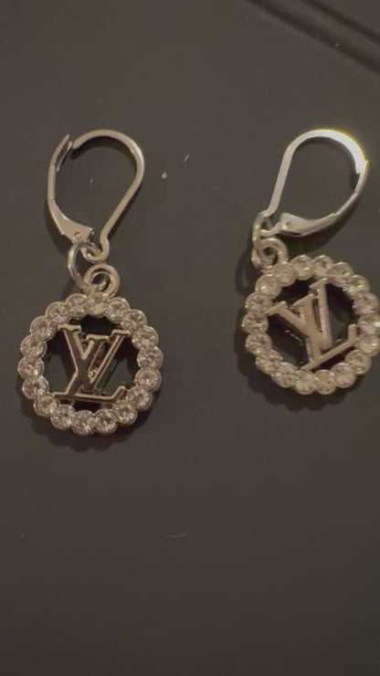 Handmade silver plated beads Bracelet & EARRINGS with designer zipper pull charm