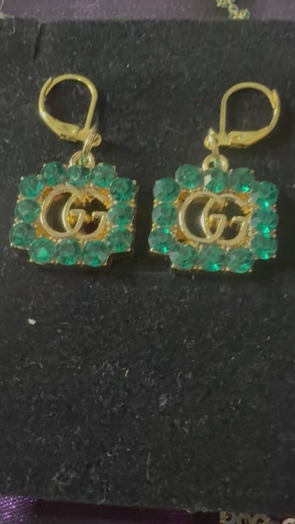 Elegant Handmade Zipper Pull Earrings – Gold & Blush Statement Style