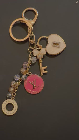 Luxury Handmade Bag Charm Keychain – Designer Zipper Pull Accessory