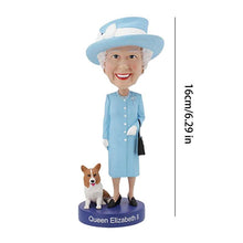 Load image into Gallery viewer, Queen Elizabeth II Figure And Corgi Doll Collection Toy 2022 Car Office Decor