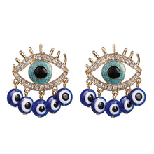 Load image into Gallery viewer, Gorgeous Fashion women Evil Eye Earrings ships from china