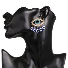 Load image into Gallery viewer, Gorgeous Fashion women Evil Eye Earrings ships from china