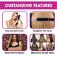Professional Hair Straightener Tourmaline Ceramic Hair Curler Brush