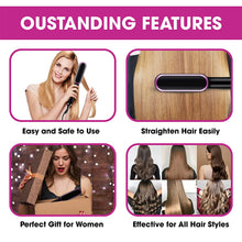 Load image into Gallery viewer, Professional Hair Straightener Tourmaline Ceramic Hair Curler Brush