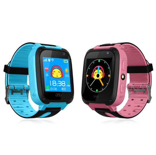 Sos location Alert GPS Tracker for Kids Smart Watch for iPhone iOS Android - MomProStore 
