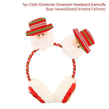 Load image into Gallery viewer, Kids Christmad Headbans Santa Claus Snowman Christmas Gift - MomProStore 