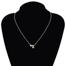 Load image into Gallery viewer, Tiny Heart Dainty Initial Necklace Letter Name Choker Necklace