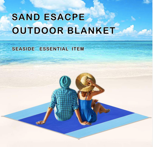 Sand Free Beach Mat, Sand Proof Mat is Easy to Clean and Dust Prevention