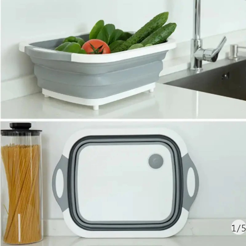 Multi-function 3 In 1 Folding Cutting Board