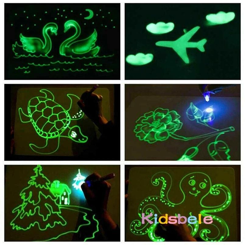 A3 Big Light Luminous Drawing Board for Kids - MomProStore 