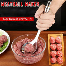 Load image into Gallery viewer, Non stick stainless steel Meatball Maker Spoon