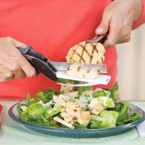 Stainless Steel Clever Cutter 2 in 1