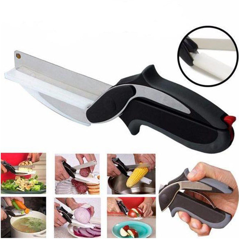 Stainless Steel Clever Cutter 2 in 1