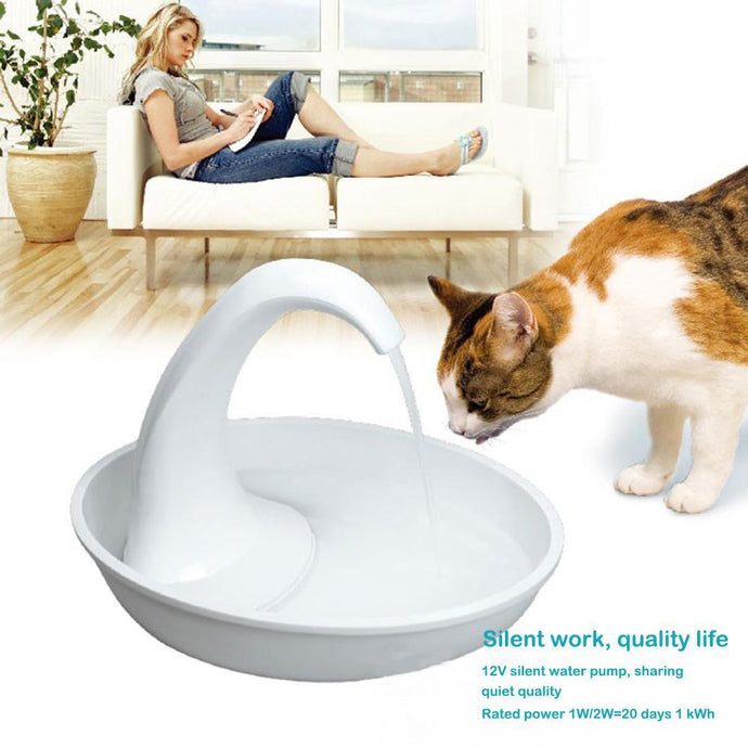 Automatic Swan Pet Cat Water Dispenser - MomProStore 