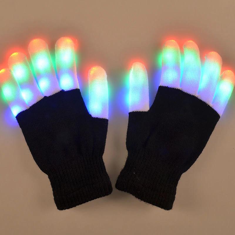 LED Finger Flashing light gloves - MomProStore 