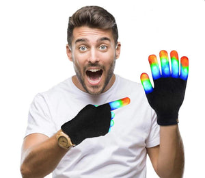 LED Finger Flashing light gloves - MomProStore 