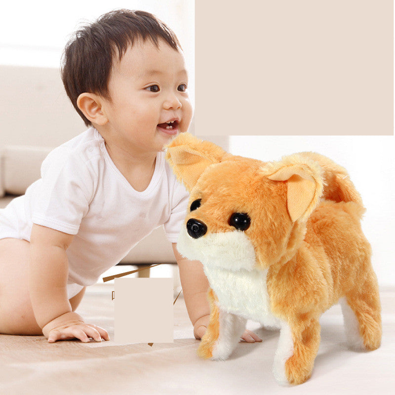 Huggable Electric Plush Pet Toy Dog