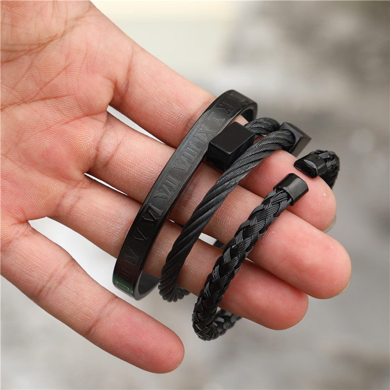 Unisex Retro Stainless Steel Bracelet