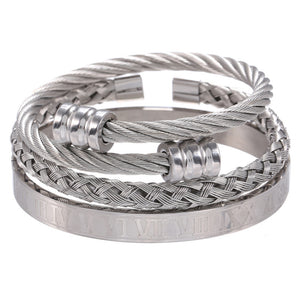 Unisex Retro Stainless Steel Bracelet