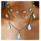 Elegant contracted unique pearl like necklace