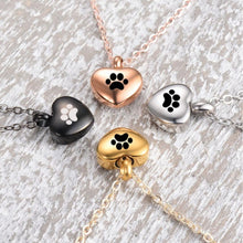 Load image into Gallery viewer, Multicolor small peach heart pet necklace