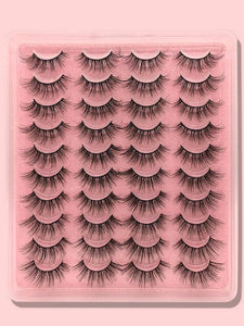 20pairs Cat Eye False Eyelashes