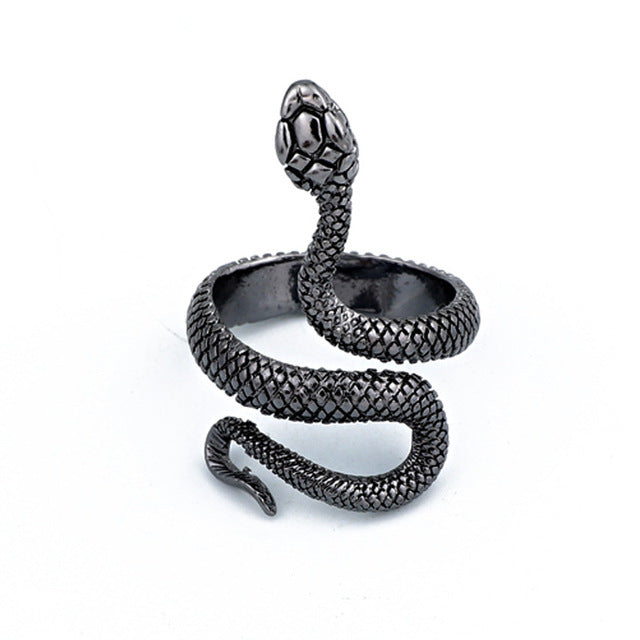 Snake Cobra Shaped Retro Punk Open Ring