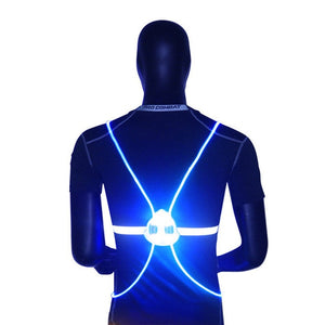 Light Up led safety bike vest Outdoor 360 Reflective LED Flash Driving Vest High For Night Running