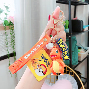 Pokemon Keychain - Cute Cartoon Keychain for Girls