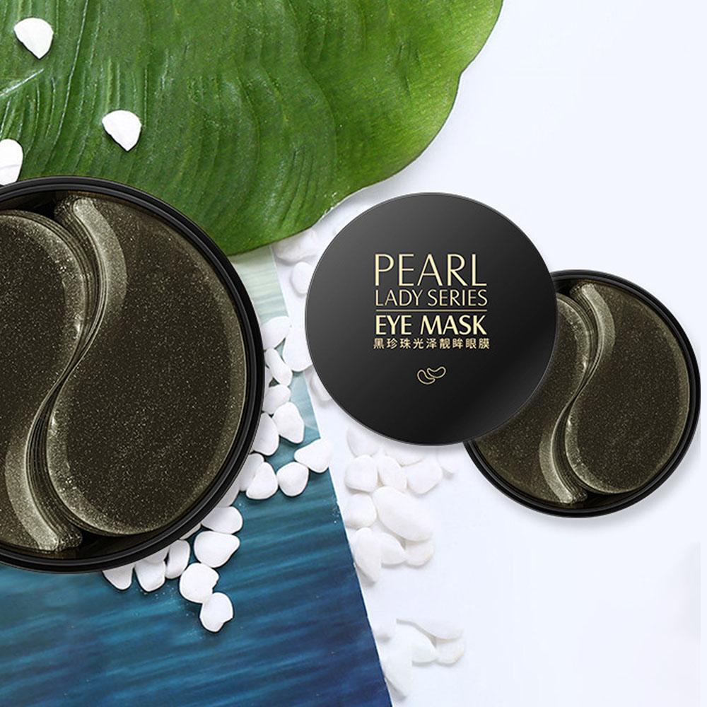 Black Gold Pearl Collagen Mask Natural Moisturizing Gel Eye bag 60 patches - MomProStore 