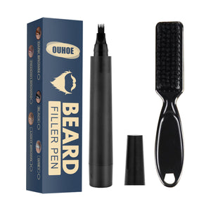 Beard Mustache Pencil Filler Pen Kit With Brush