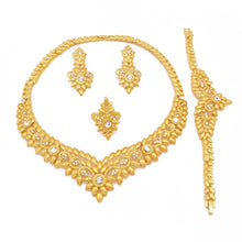 Load image into Gallery viewer, Dubai Gold Color Jewelry set Wife Gifts Necklace Bracelet