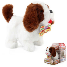 Load image into Gallery viewer, Soft Huggable Interact Simulation Plush Dog Walking Barking