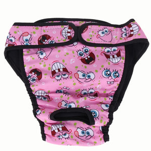 Dog Physiological Pants Diaper  Sanitary Washable Panties XS-XXL