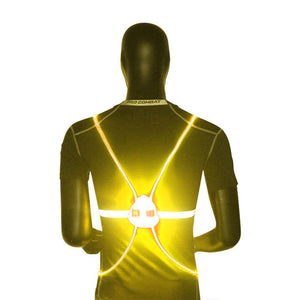 Light Up led safety bike vest Outdoor 360 Reflective LED Flash Driving Vest High For Night Running