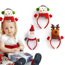 Load image into Gallery viewer, Kids Christmad Headbans Santa Claus Snowman Christmas Gift - MomProStore 