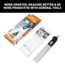 Load image into Gallery viewer, Electronic Digital Angle Finder 8&quot; Protractor Ruler Stainless LCD